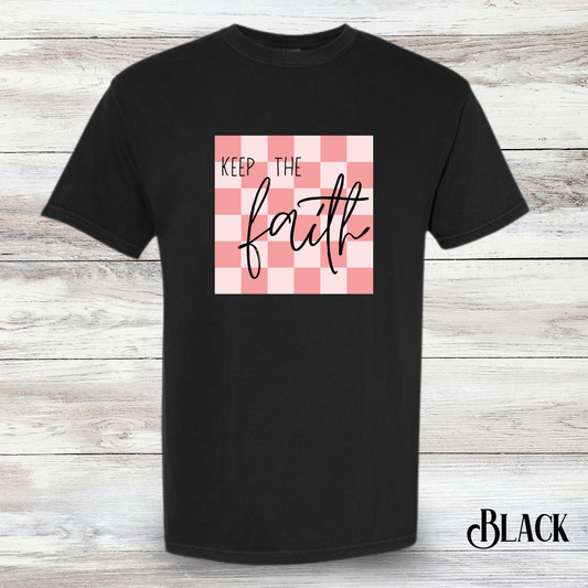 Keep The Faith Checkered Tee - Youth