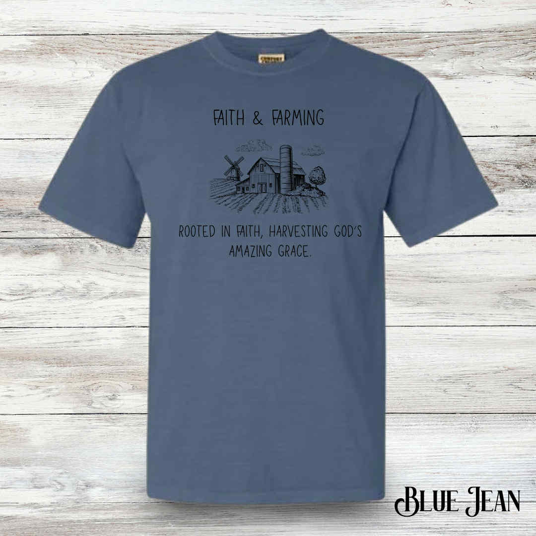 Faith and Farming Tee - Adult