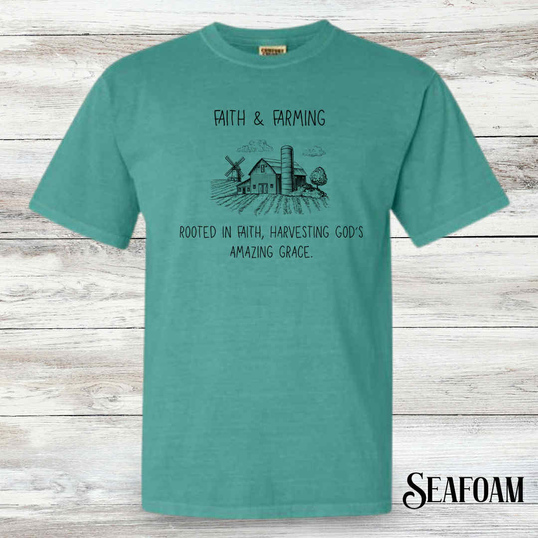 Faith and Farming Tee - Adult