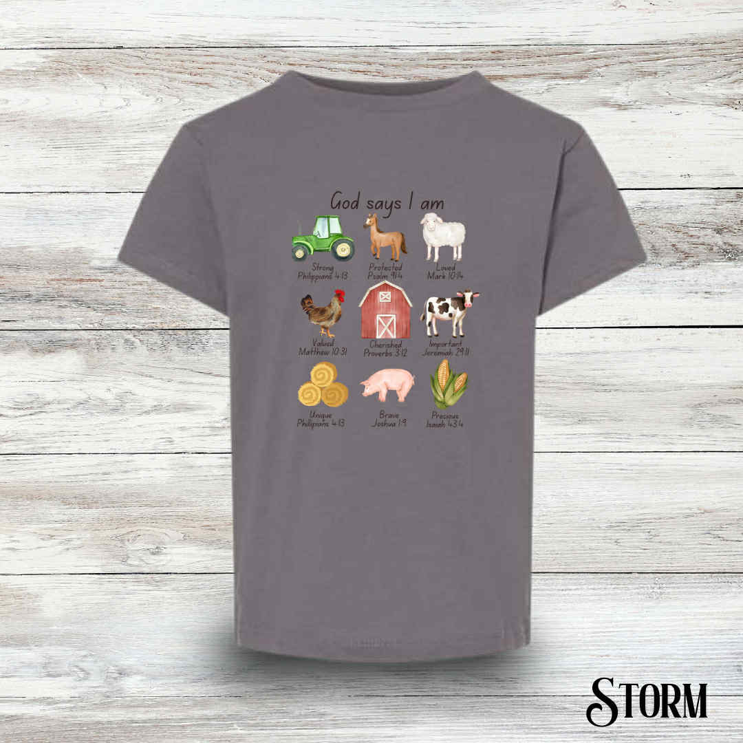 God Says I Am Tee - Toddler