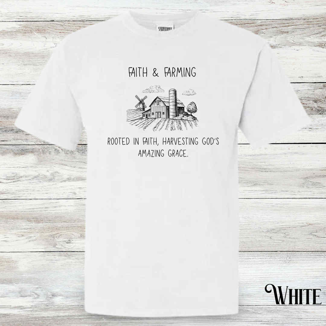 Faith and Farming Tee - Adult
