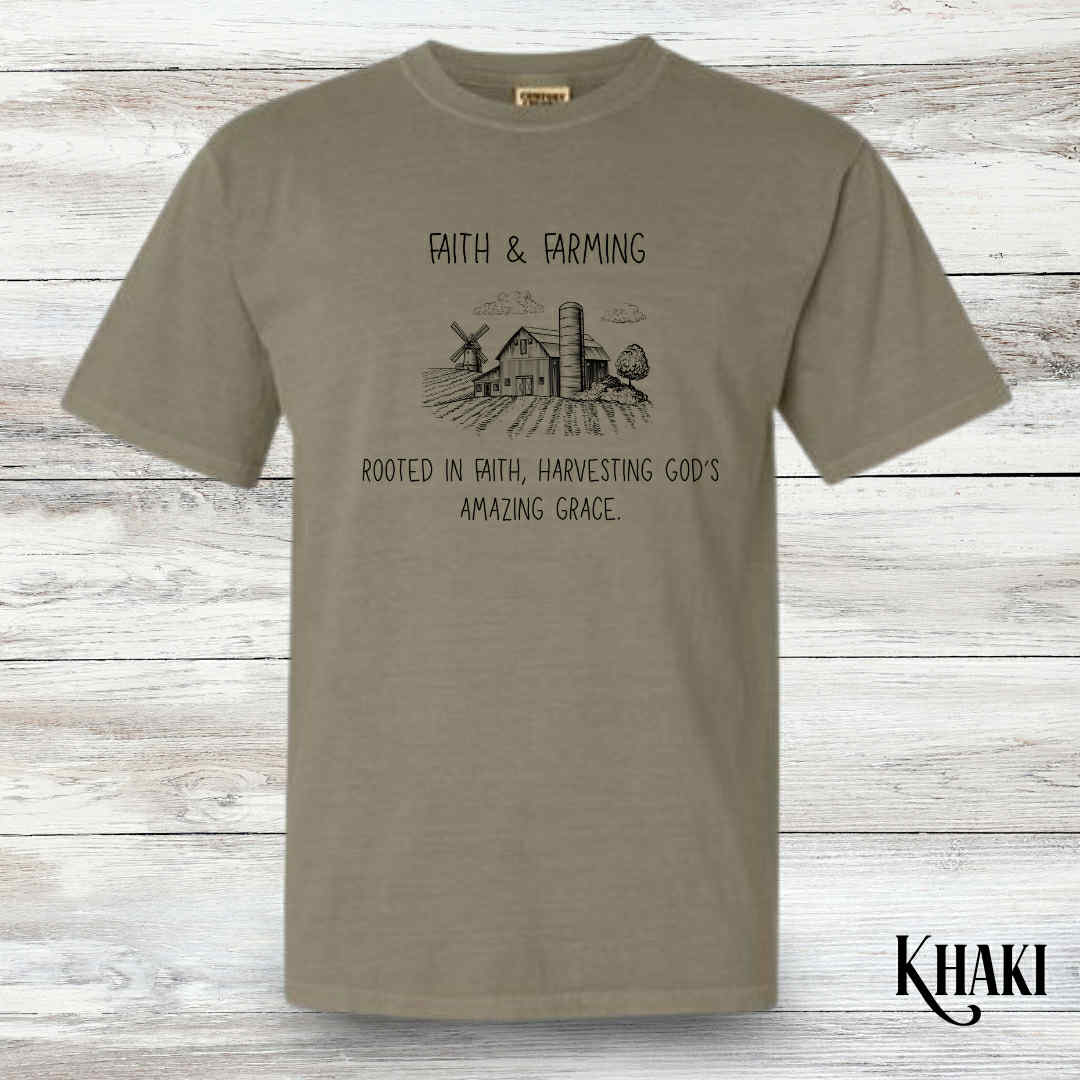 Faith and Farming Tee - Adult