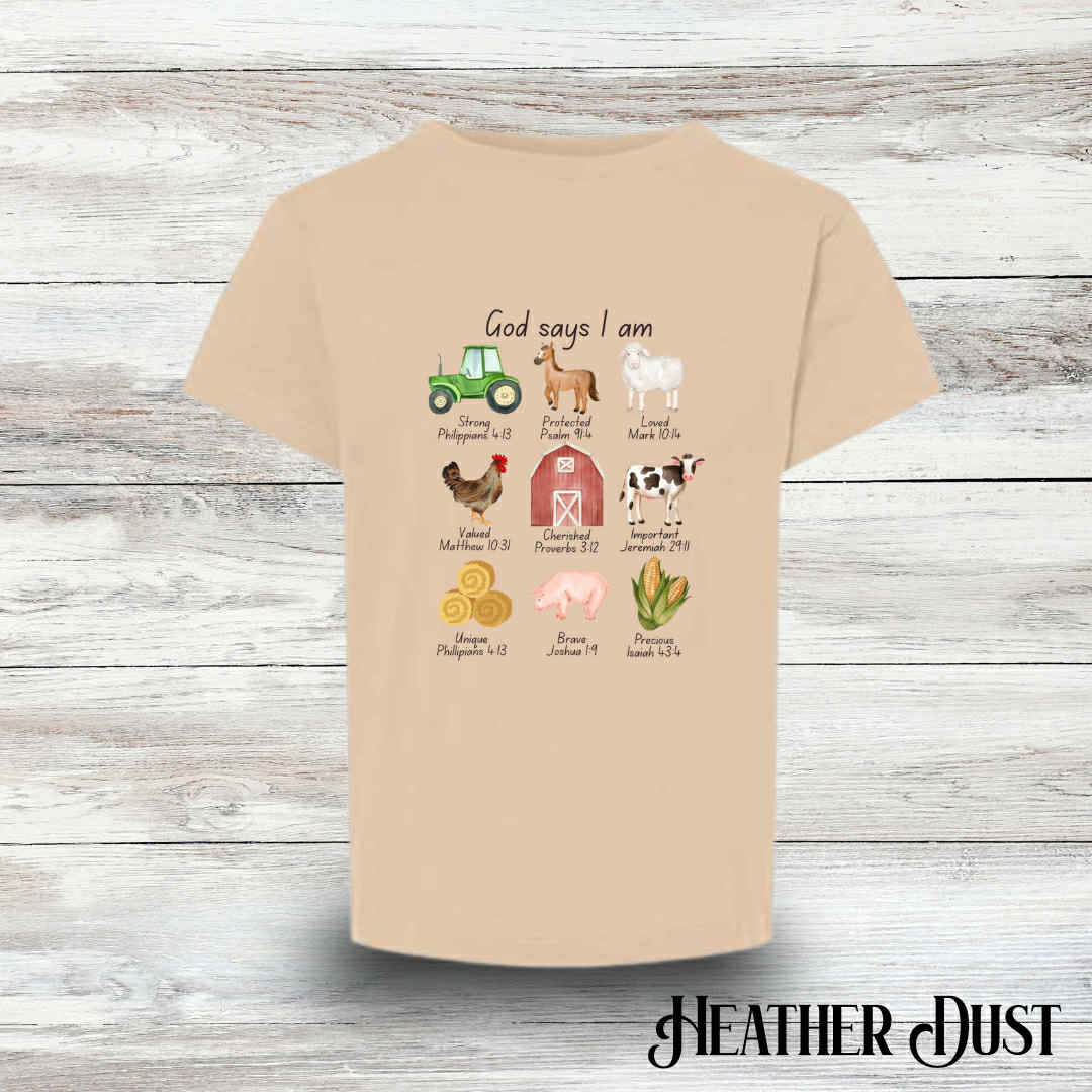 God Says I Am Tee - Toddler