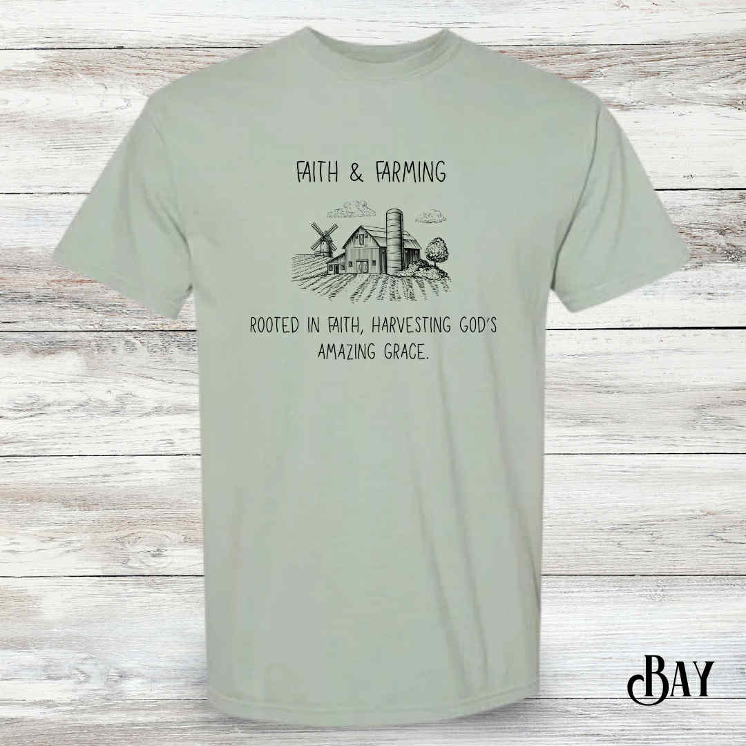 Faith and Farming Tee - Adult
