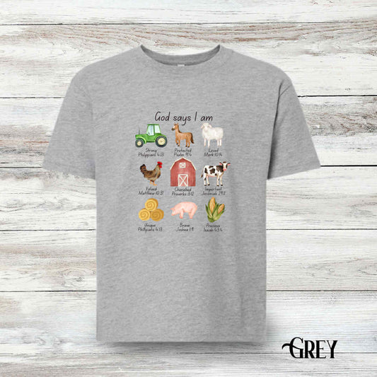 God Says I Am Tee - Toddler