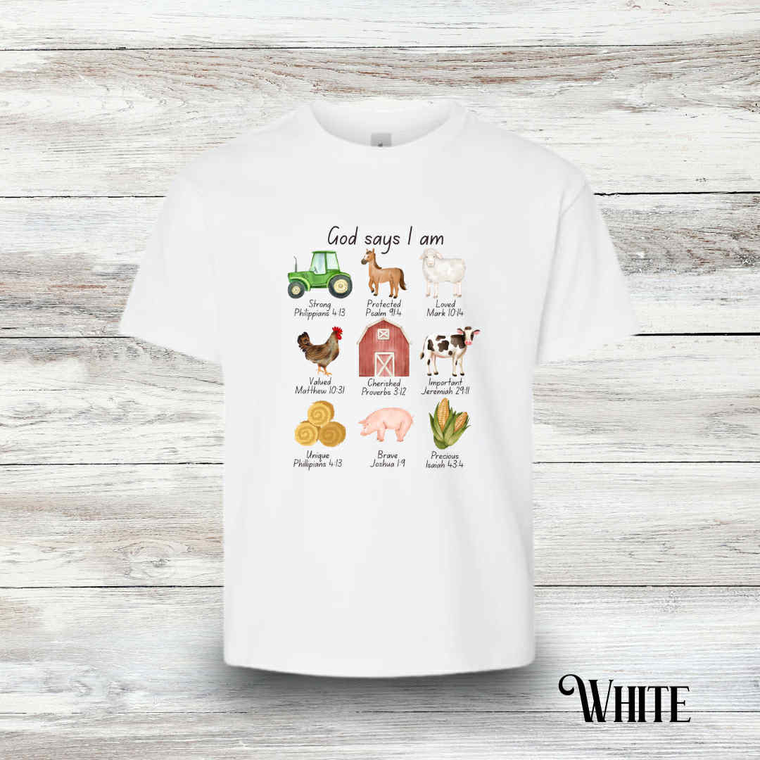 God Says I Am Tee - Toddler
