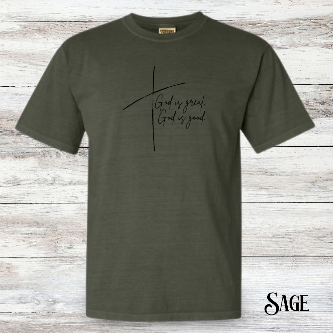 God is Great, God is Good Tee - Adult