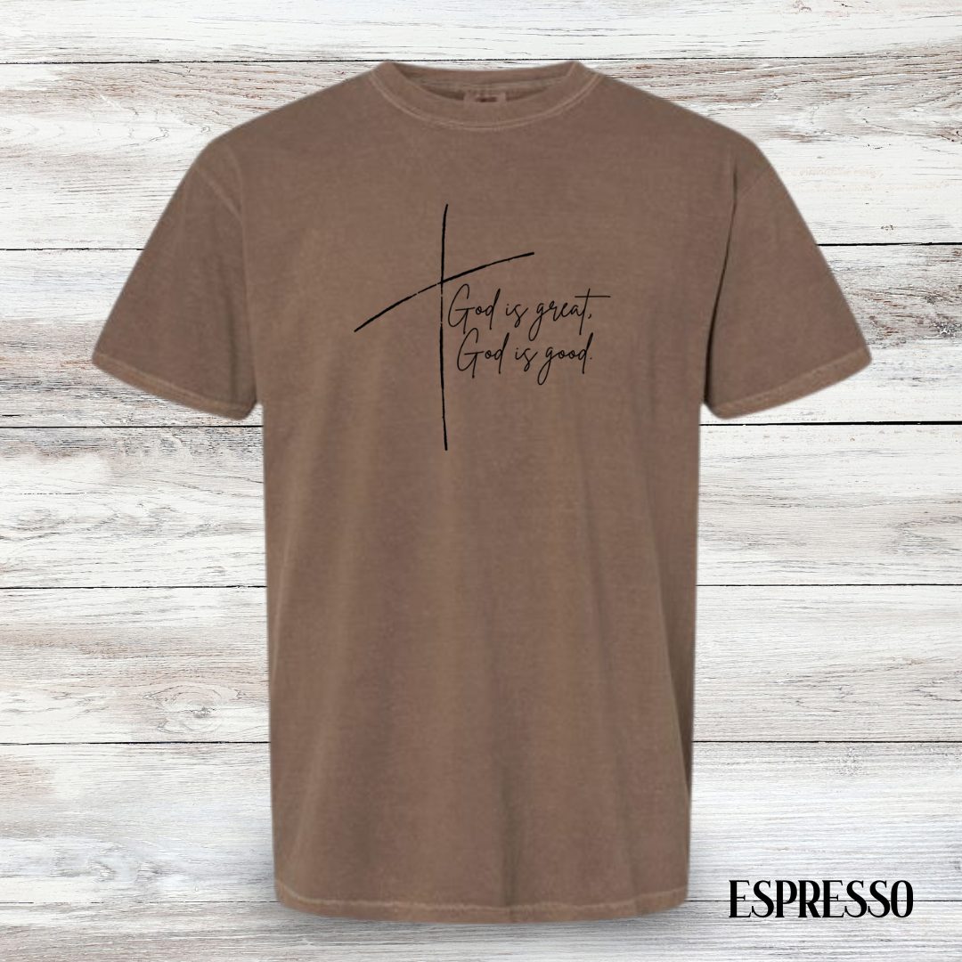 God is Great, God is Good Tee - Adult