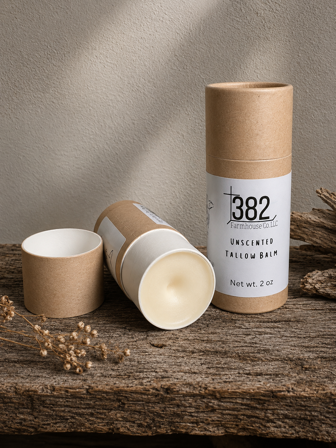 Unscented Tallow Balm Stick