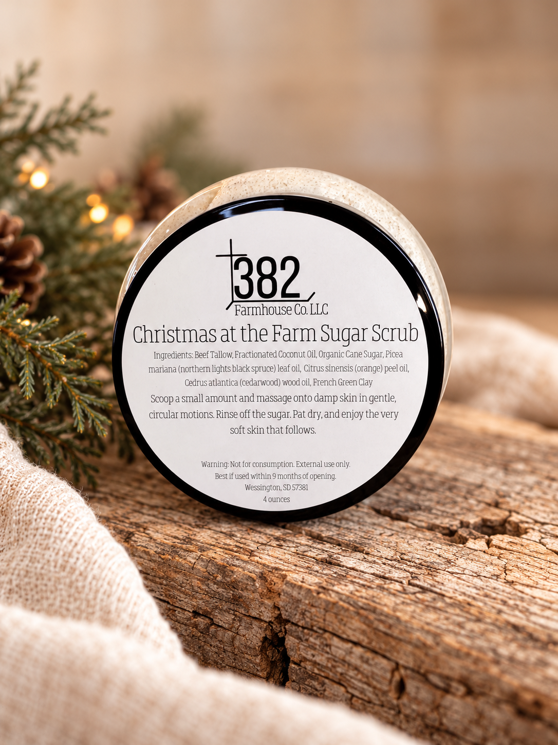 Christmas at the Farm Sugar Scrub - Christmas EXCLUSIVE