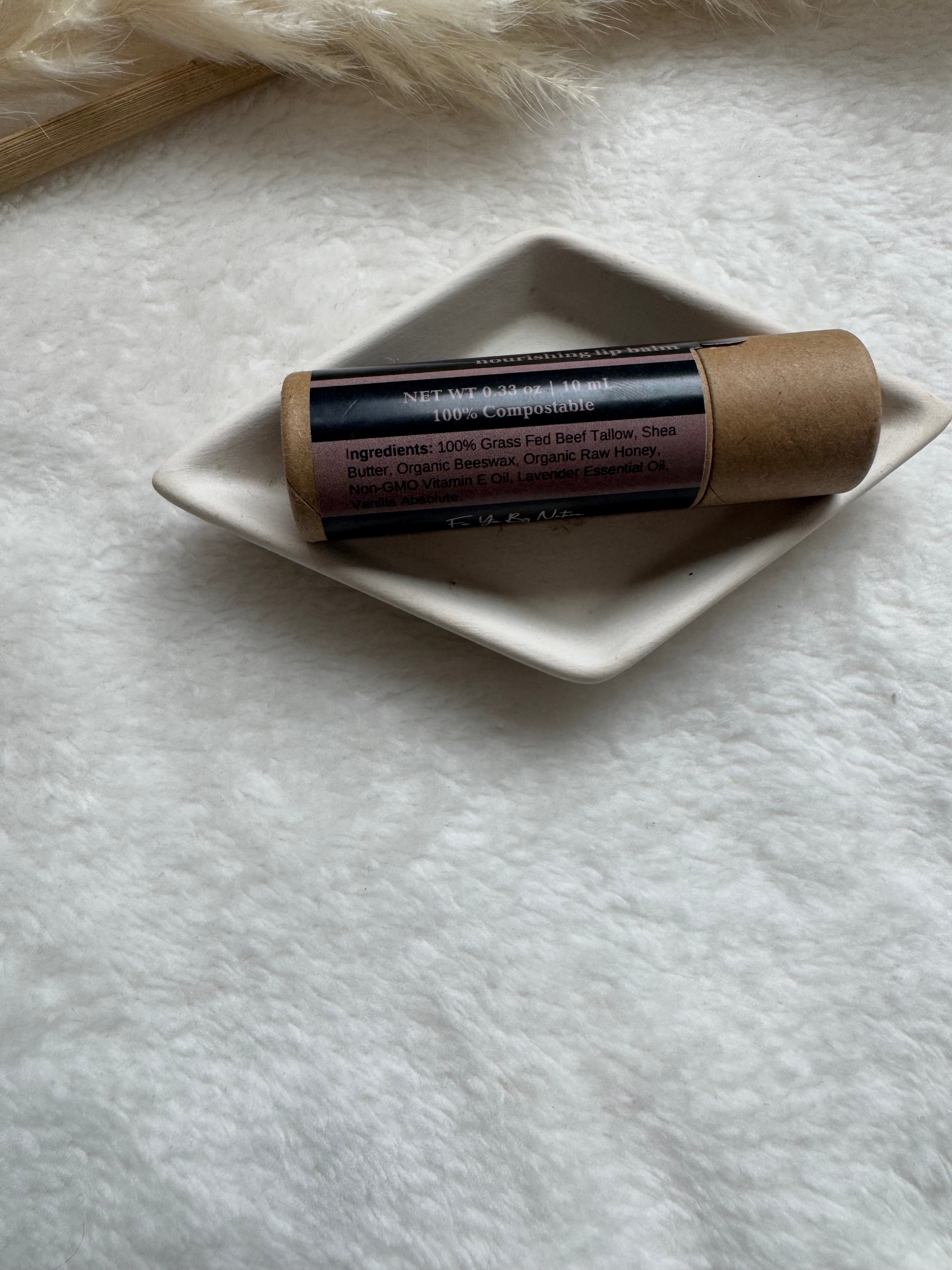 Vanilla Lavender Tallow Lip Balm