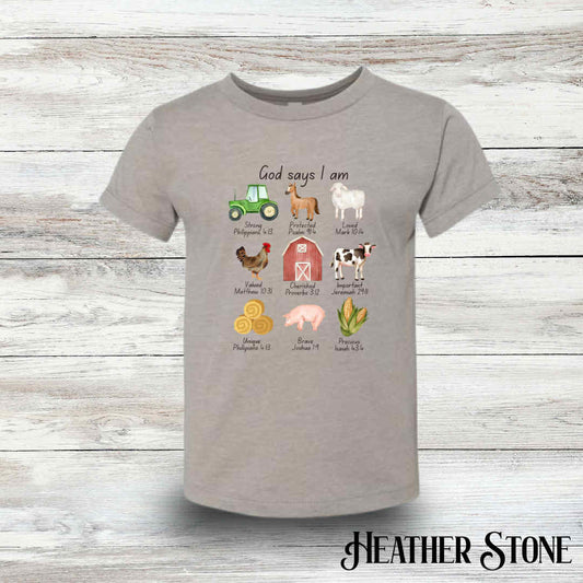 God Says I Am Tee - Toddler