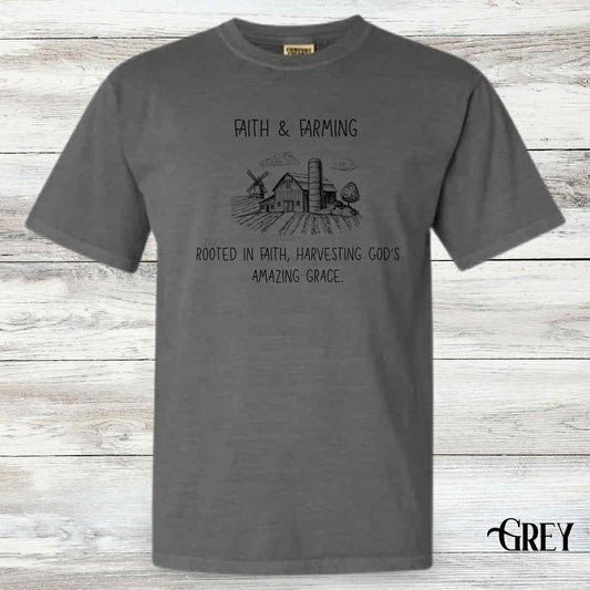 Faith and Farming Tee - Adult